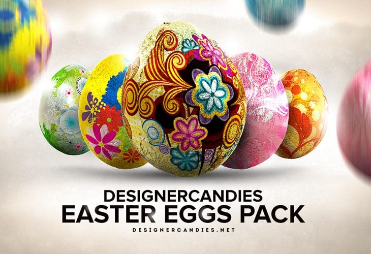 50 Beautiful Easter Wallpapers 85 Easter Egg Renders Pack