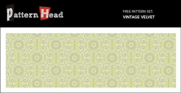 Free Seamless Vector Pattern – Vintage Velvet