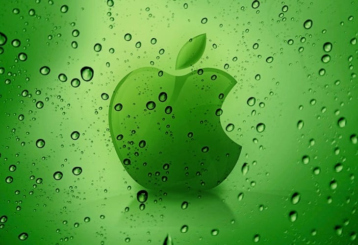 Green Apple Background