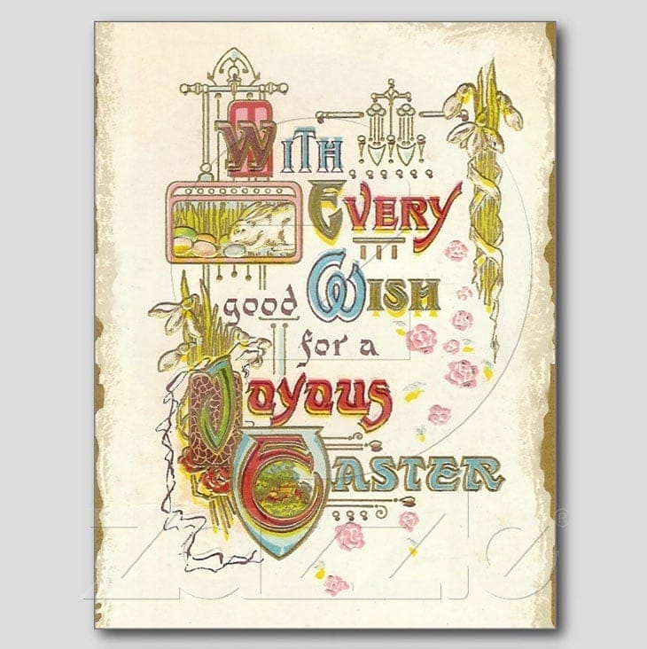 30 Beautiful Vintage Easter Greetings Cards and Postcard 23 Joyous Easter Postcards