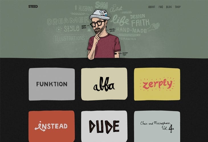 20 Beautiful Hand Drawn Website Designs For Your Inspiration 2 Kyle Steed