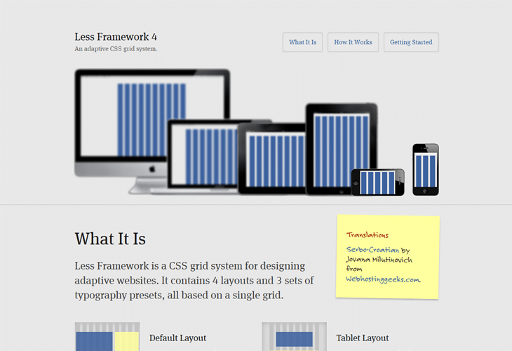 45 Useful Responsive Web Design Tools For Web Designers 8 Less Framework 4