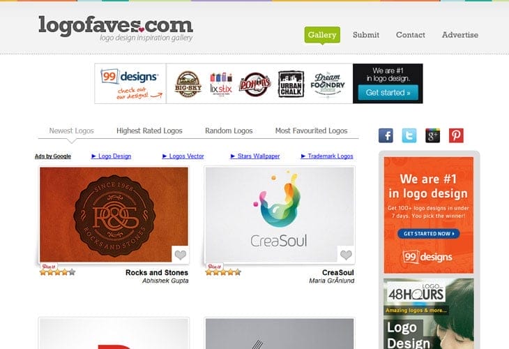 25 Useful Logo Design Inspiration Galleries 4 Logo Faves