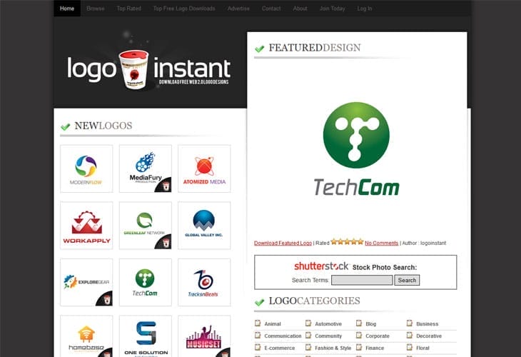 25 Useful Logo Design Inspiration Galleries 11 LogoInstant