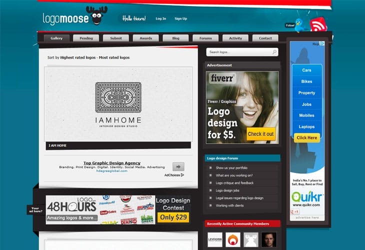 25 Useful Logo Design Inspiration Galleries 6 LogoMoose