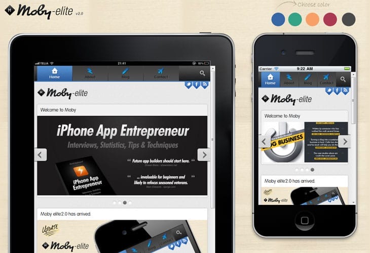 Moby Elite - WordPress Mobile Theme