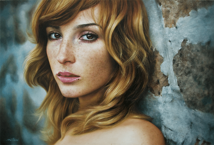 20 Explosive Colorful Oil Painting Portraits 1 Oil Painting on Canvas