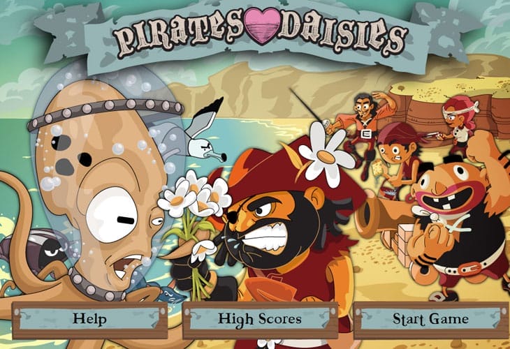 The Best and Addictive 20 HTML5 Games 11 Pirates Love Daisies