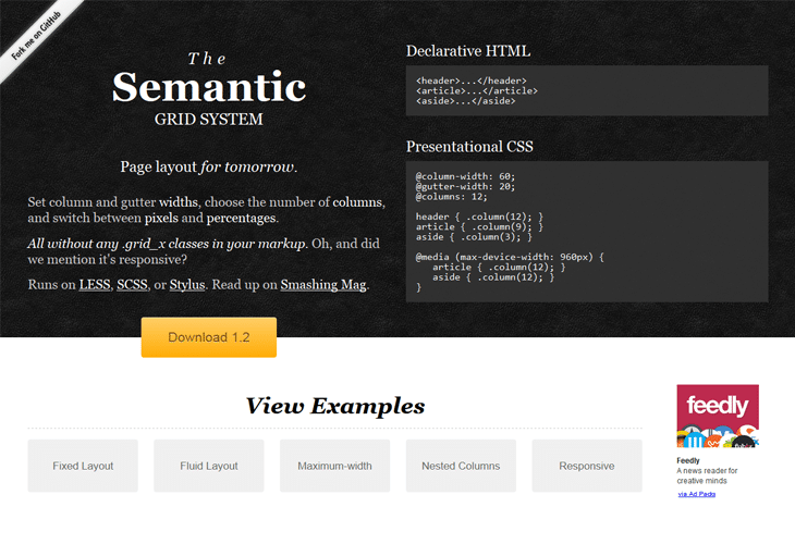 45 Useful Responsive Web Design Tools For Web Designers 14 Semantic Grid System