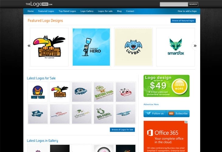 25 Useful Logo Design Inspiration Galleries 17 The Logo Mix