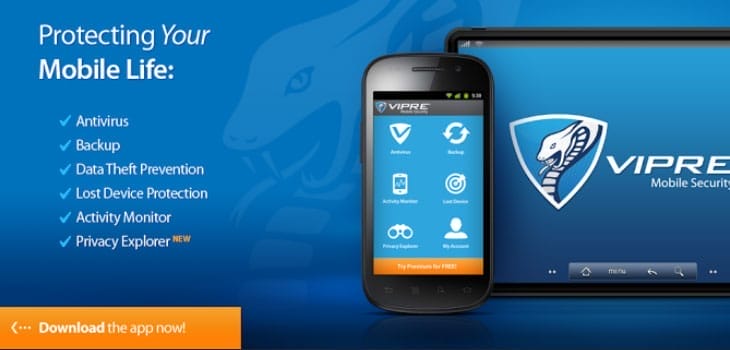 Best Security & Antivirus Apps for Android Phones 10 VIPRE Mobile Security