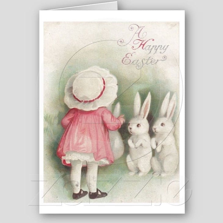 30 Beautiful Vintage Easter Greetings Cards and Postcard 13 Vintage Happy Easter! Vintage Easter Greeting Card