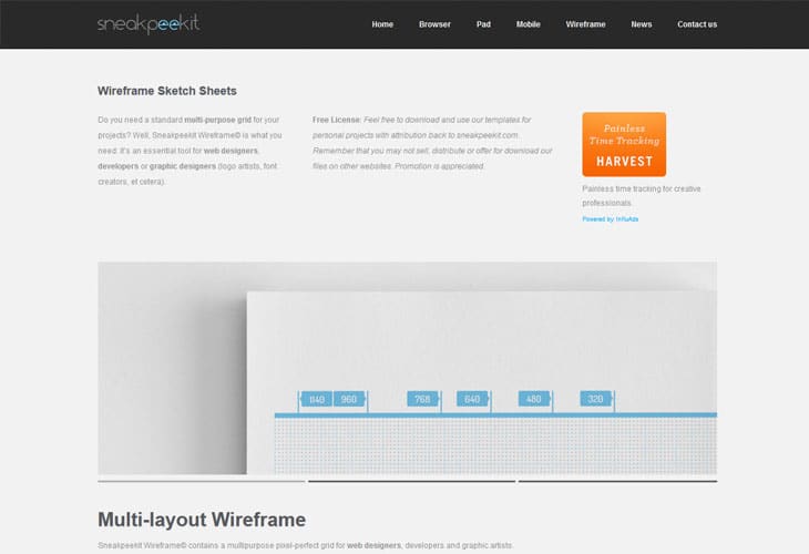 45 Useful Responsive Web Design Tools For Web Designers 25 Wireframe Sketchsheets - Sneakpeekit