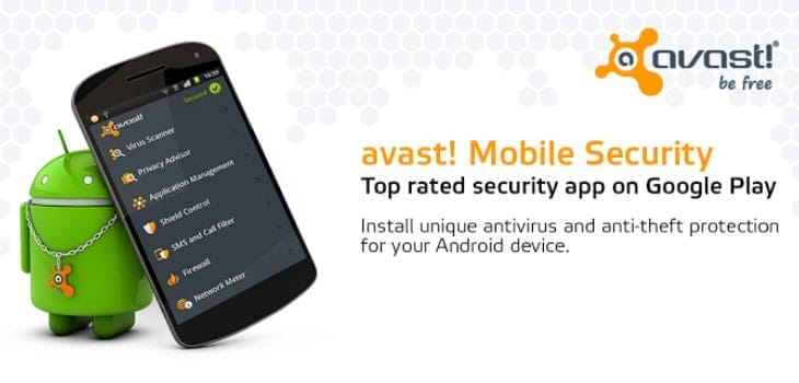 Best Security & Antivirus Apps for Android Phones 2 avast! Mobile Security