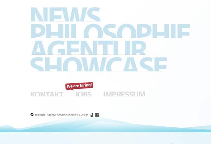 polargold Typography In Web Design