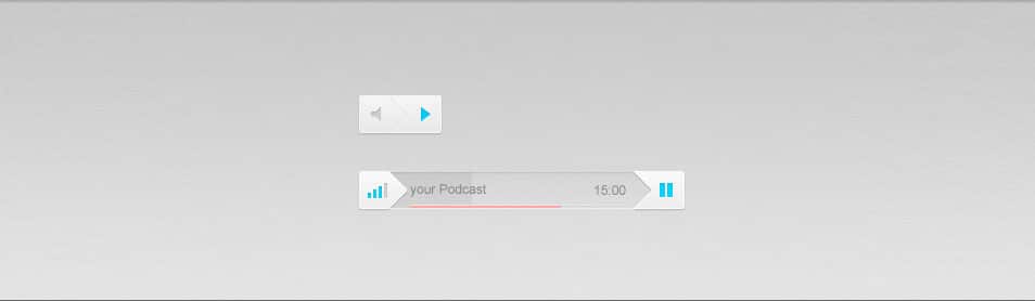 175+ Free Music Player UI PSD Templates 91 Audio Controls Interface