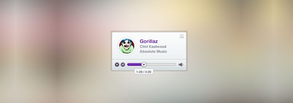 175+ Free Music Player UI PSD Templates 88 Audio Player Interface PSD