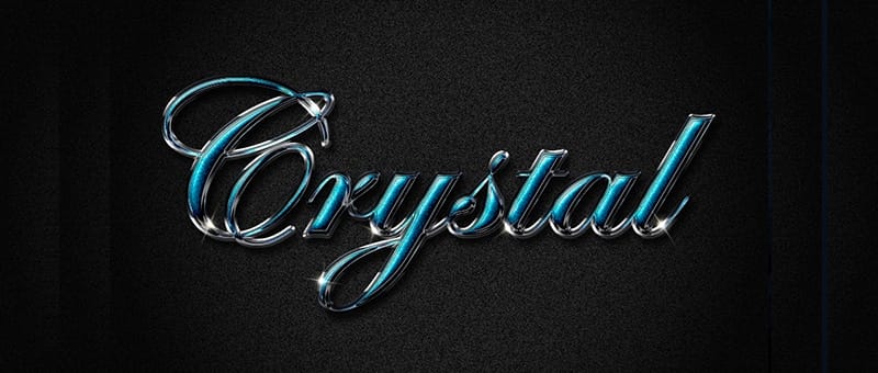 Crystal Text Effect