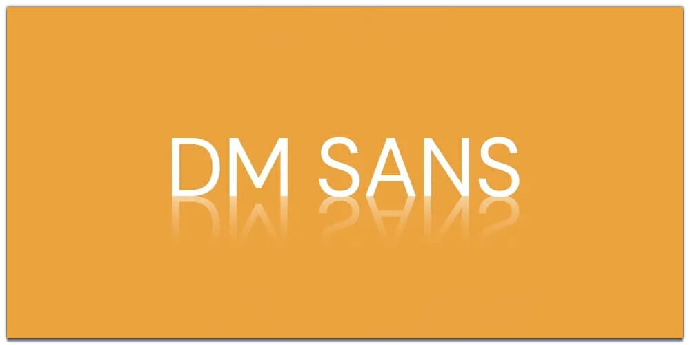 DM Sans Font