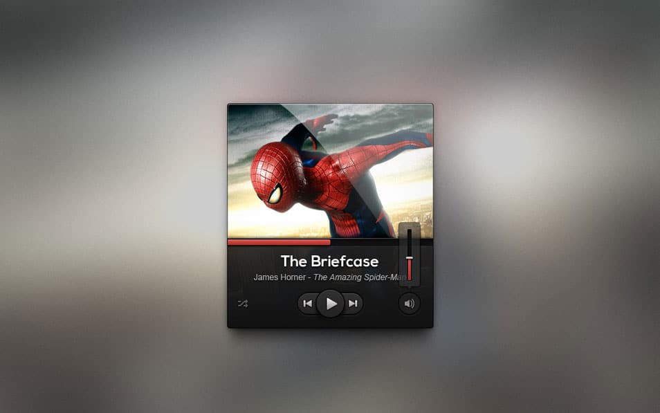 175+ Free Music Player UI PSD Templates 48 Dark UI Music Player Design Psd