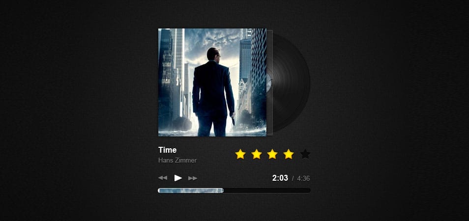 175+ Free Music Player UI PSD Templates 53 Gorgeous Music Player