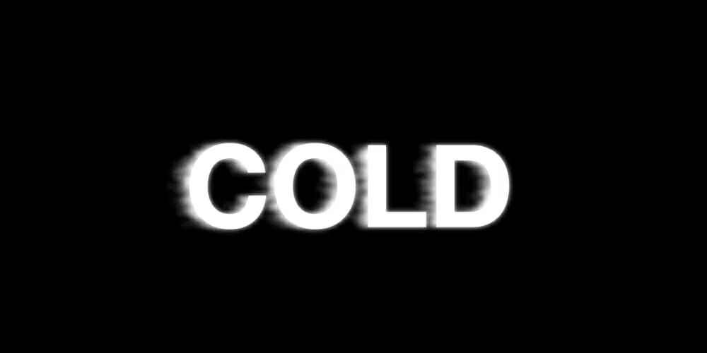 Ice Cold Text Effect