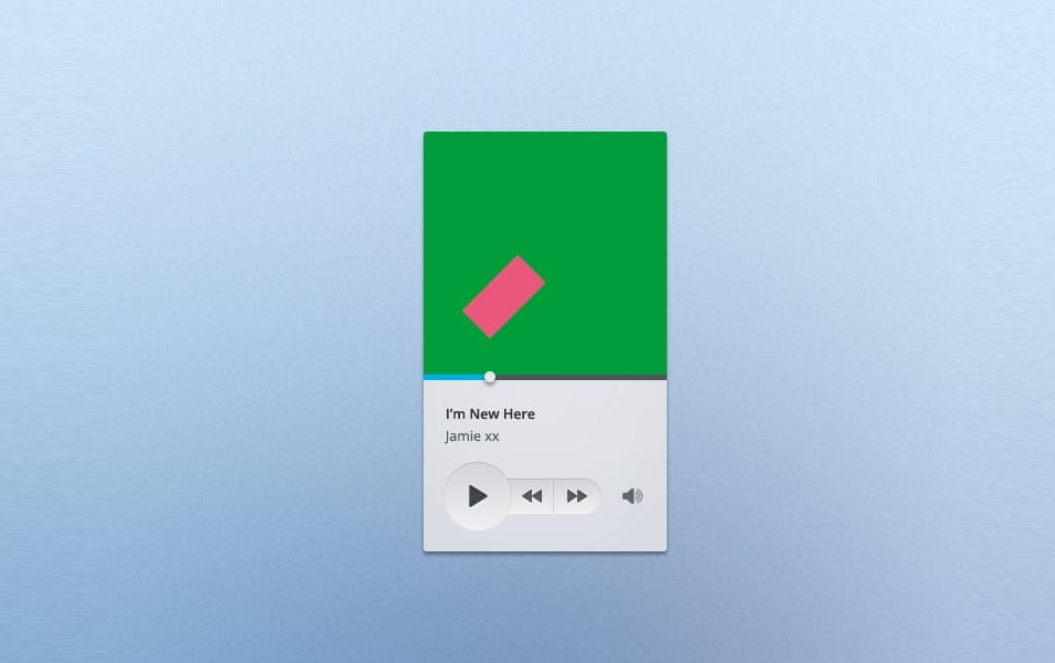 175+ Free Music Player UI PSD Templates 85 Mini Music Player