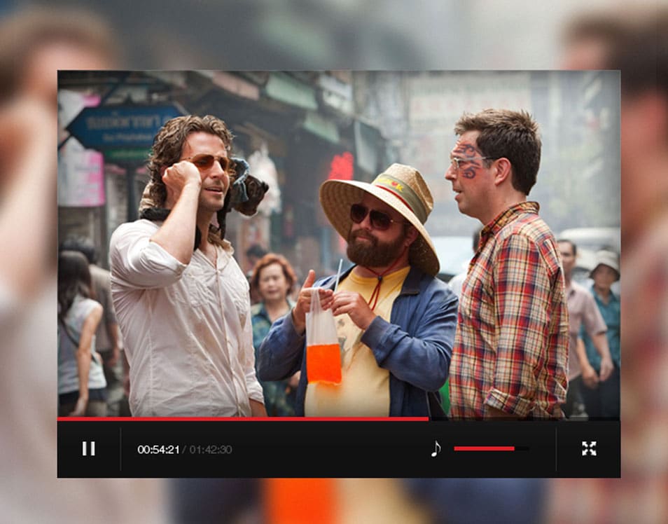 175+ Free Music Player UI PSD Templates 27 Mini YouTube Player