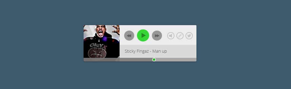 175+ Free Music Player UI PSD Templates 45 Minimal music player