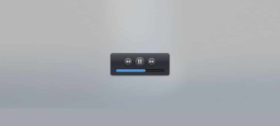 Music Player UI PSD