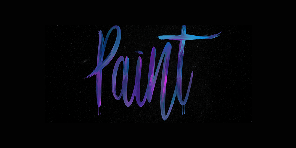 Paint Text Effect