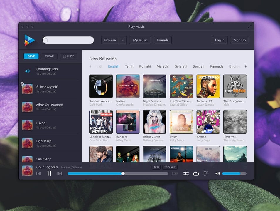 175+ Free Music Player UI PSD Templates 103 Play Music Player UI