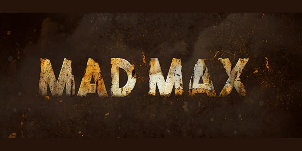 Rusted Metal Text Effect