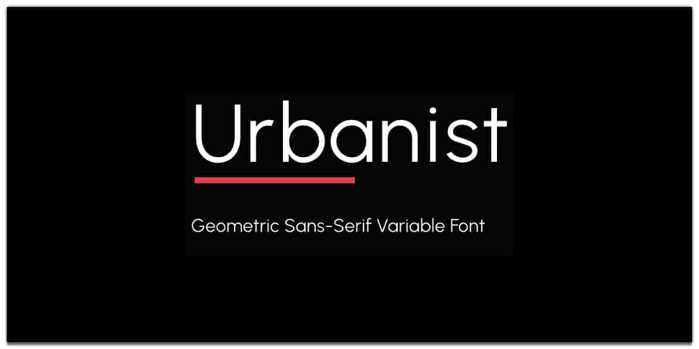 20 Best Free Fonts for Web/Graphic Designers 13 Urbanist