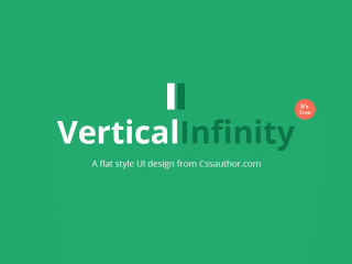 Vertical Infinity A Mega Flat Style UI Kit PSD for Free Download