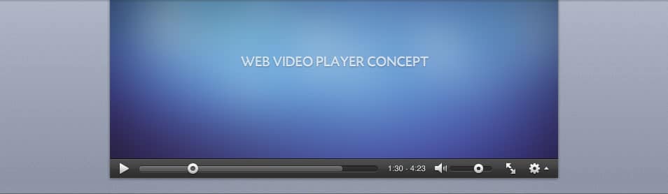 175+ Free Music Player UI PSD Templates 28 Video Player Interface