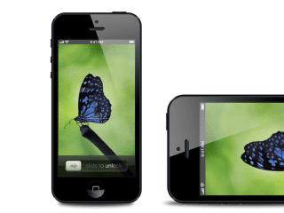 iPhone 5 Mockup PSD for Free Download