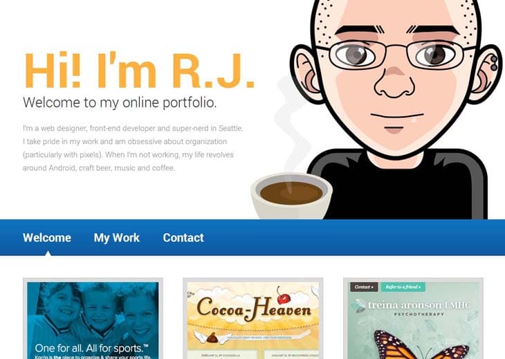 A Showcase Of Cartoons In Web Design 1 R.J LaCount