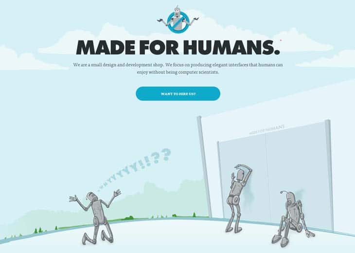 A Showcase Of Cartoons In Web Design 11 Made for Humans