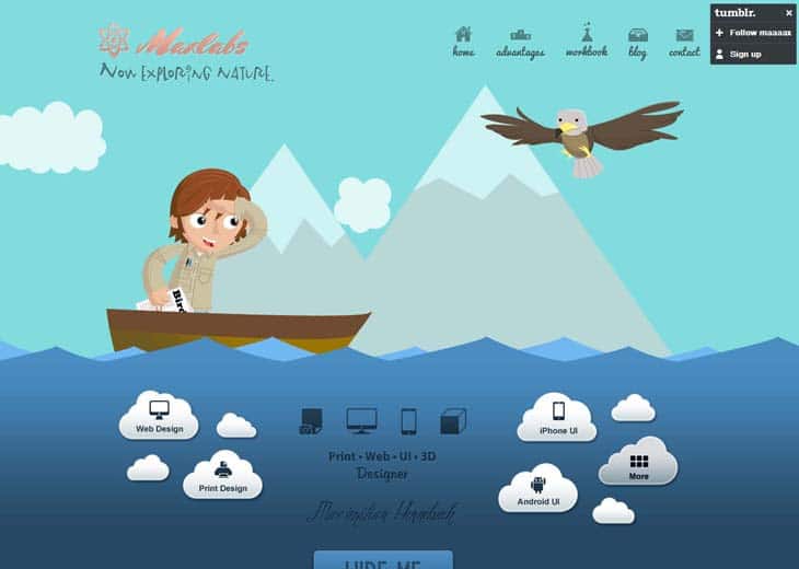 A Showcase Of Cartoons In Web Design 3 Max Labs