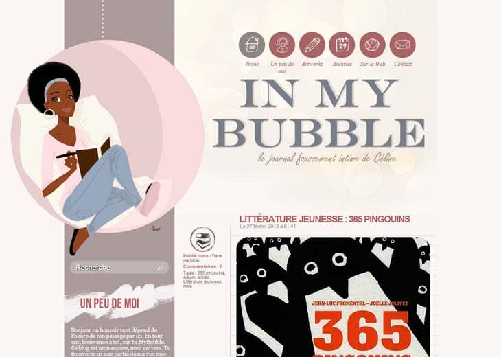 A Showcase Of Cartoons In Web Design 4 In my bubble