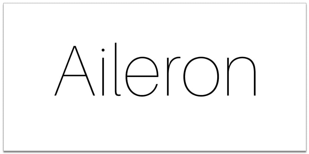 20 Latest High Quality Free Fonts for Designers 6 Alieron