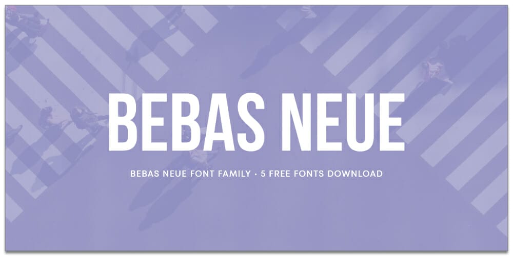 20 Latest High Quality Free Fonts for Designers 8 Bebas Neue