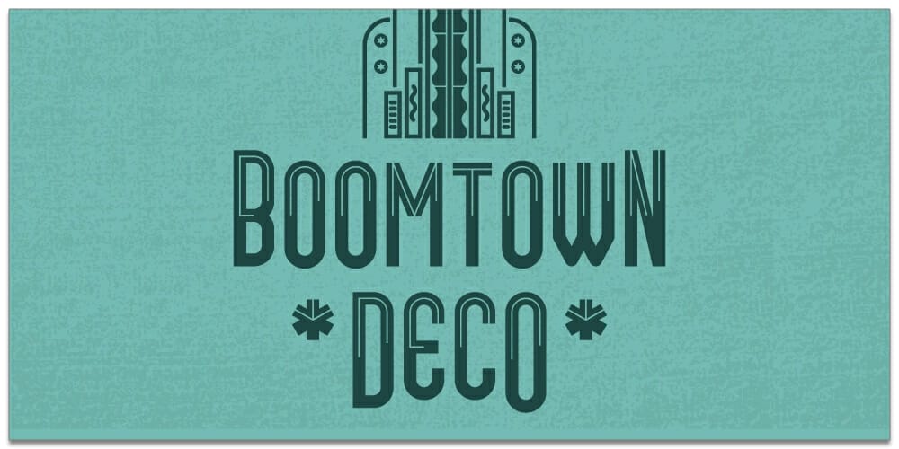 20 Latest High Quality Free Fonts for Designers 18 Boomtown Deco