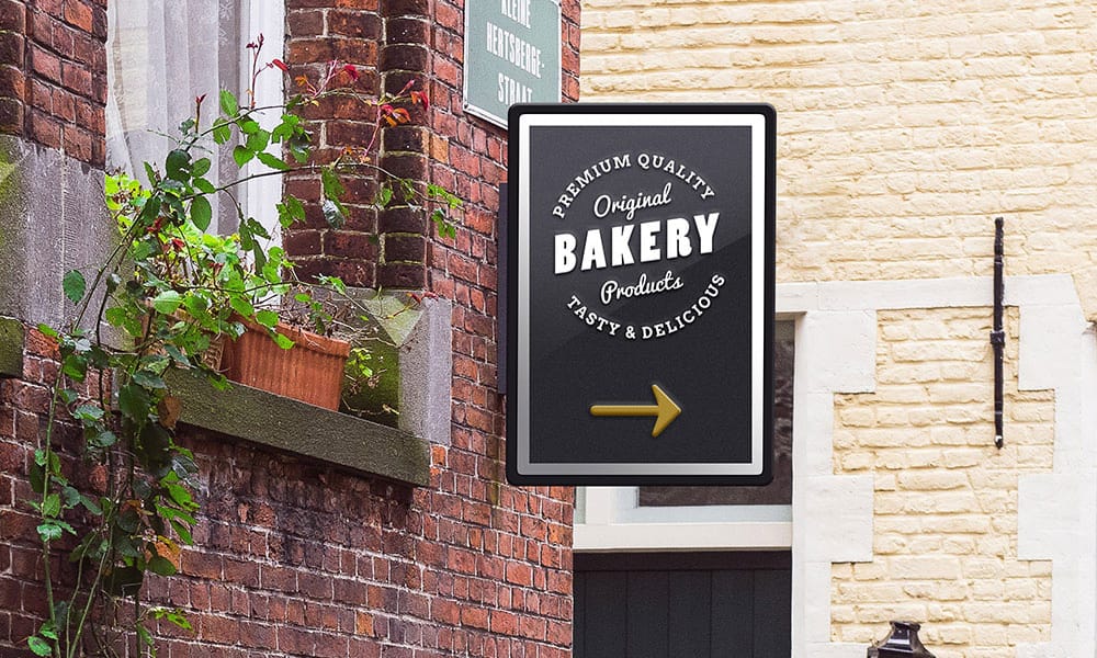 20 Best Photorealistic Logo Mockup Pack 4 Free Photorealistic Public Signage Logo Mockup