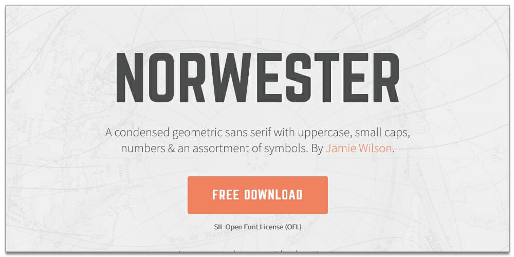 20 Latest High Quality Free Fonts for Designers 10 Norwester