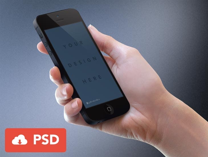 Free iPhone Mockup PSD