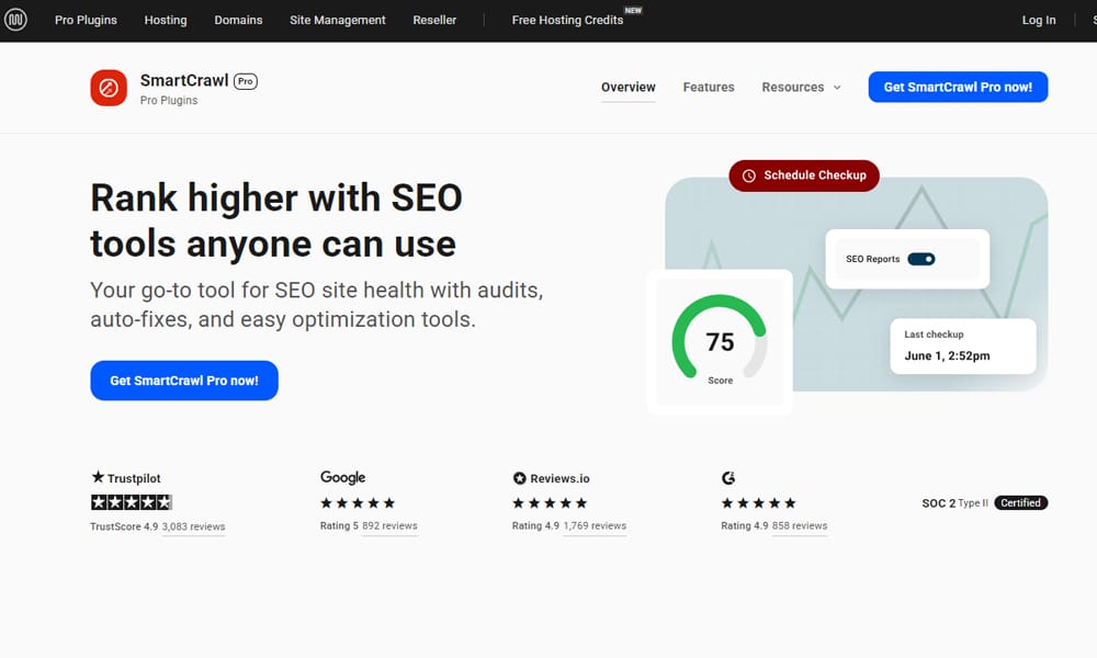 25+ Best SEO Plugin for Wordpress 33 SmartCrawl SEO