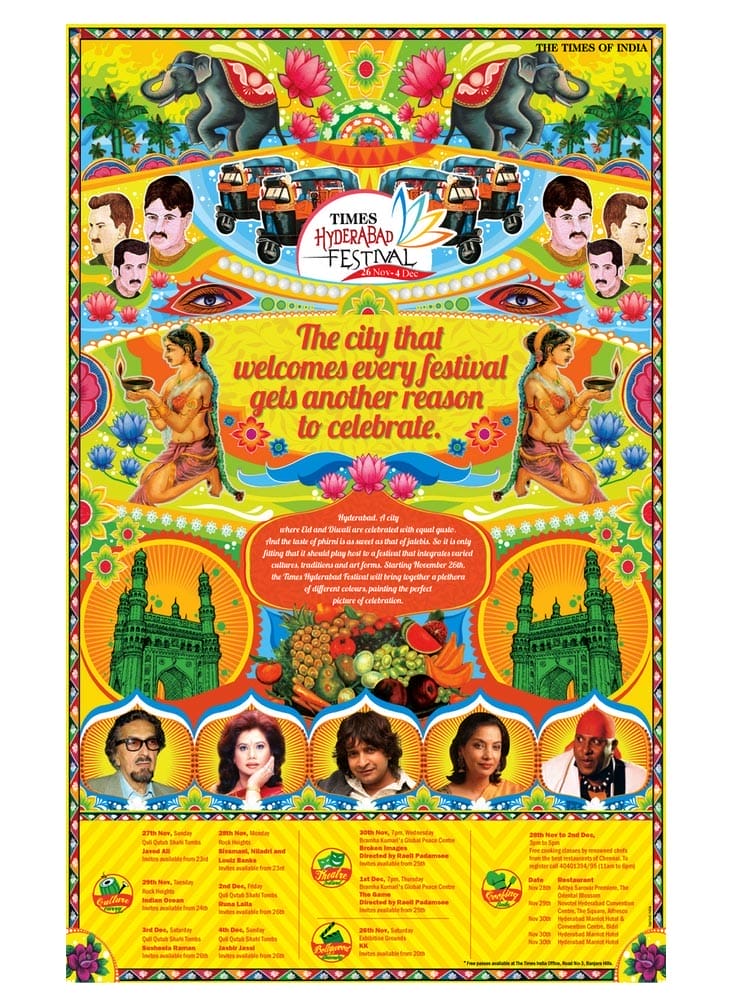 TIMES OF INDIA - HYDERABAD FESTIVAL 2011 TIMES OF INDIA - HYDERABAD FESTIVAL 2011