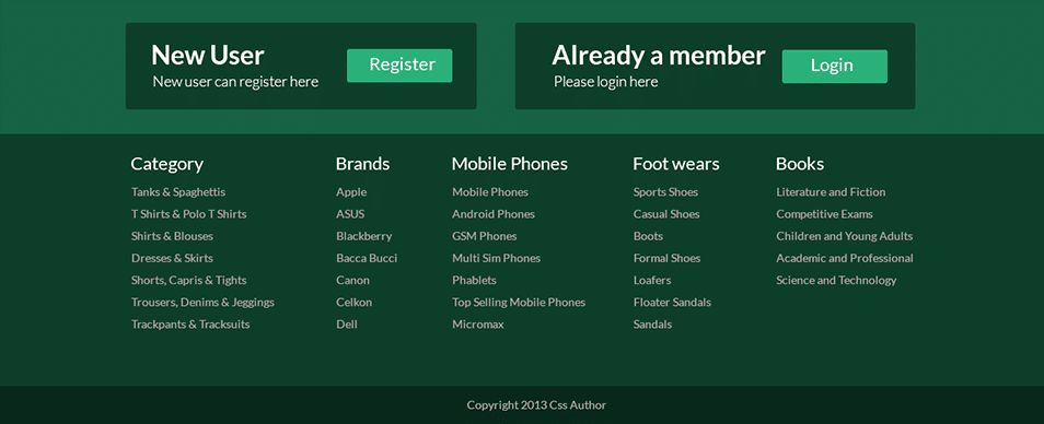 Footer Designs PSD_2 Footer Designs PSD_2